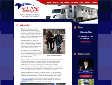 Tablet Screenshot of elitehorsetransport.com